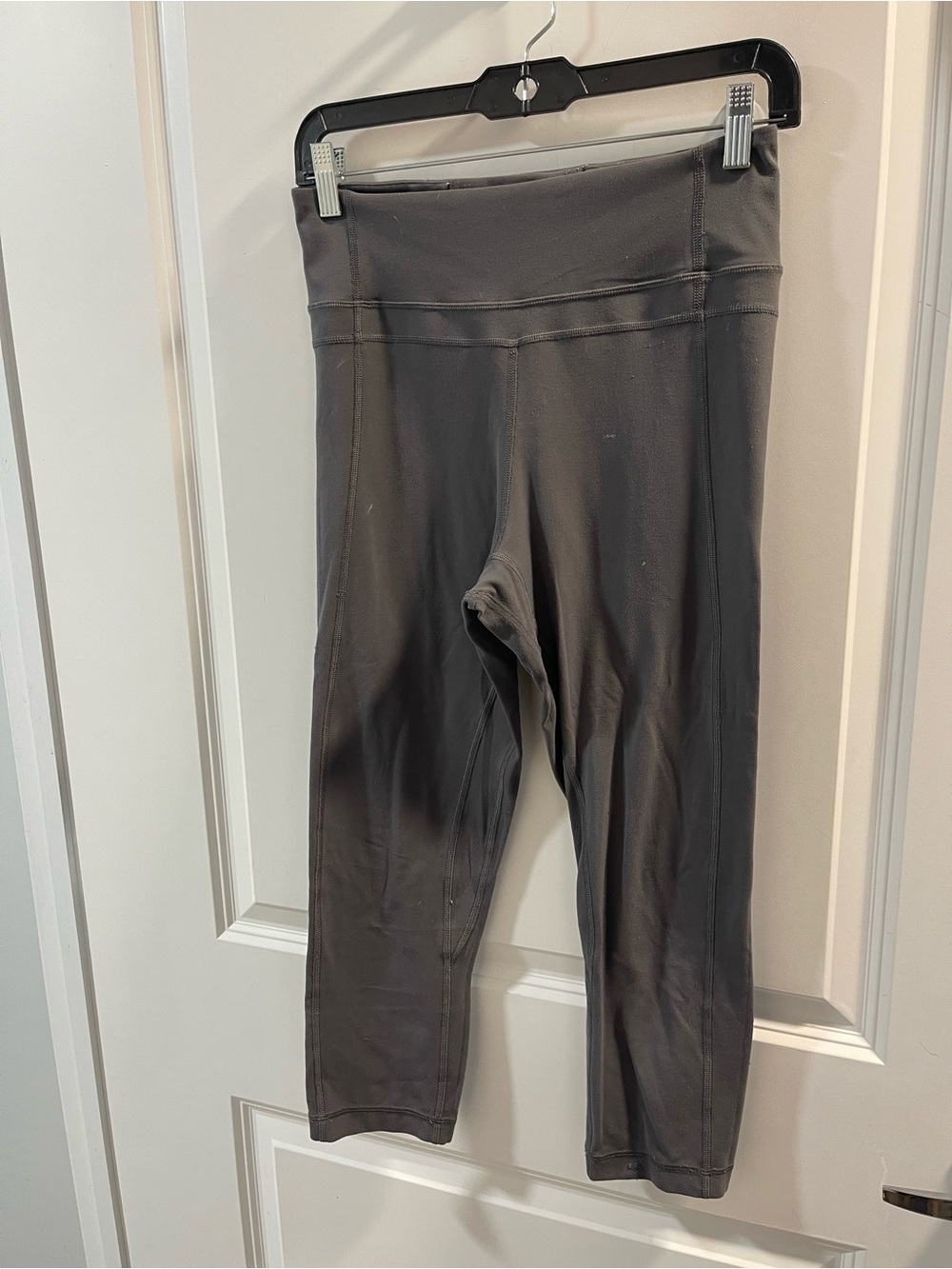 lululemon athletica Flawed Charcoal Grey Cropped Leggings